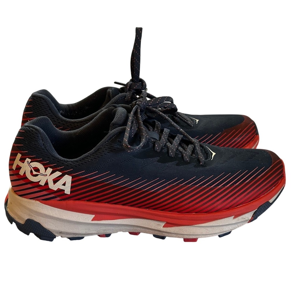 Hoka Grey Orange One One Torrent 2 Trail Running Shoes Women's 8.5